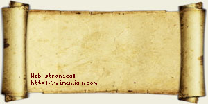 Olga Sarić vizit kartica